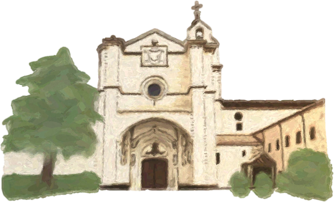 Ilustración de la Iglesia del Monasterio de Santo Tomás